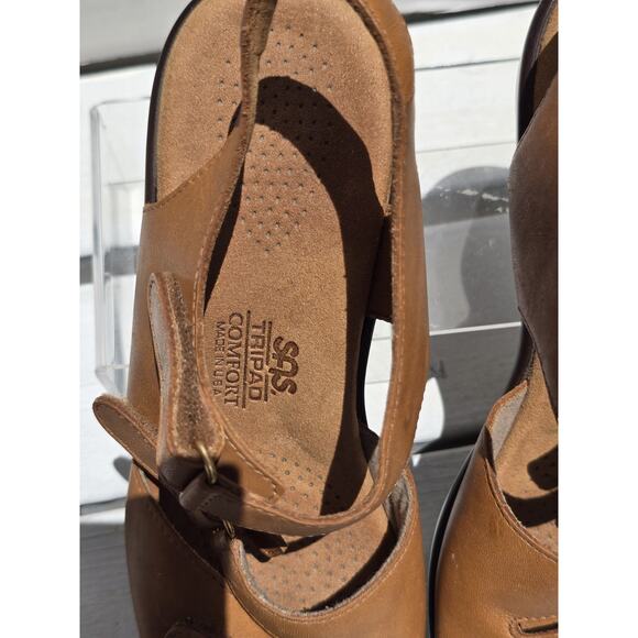 SAS Tripod Comfort Sandals with Adjustable Straps Brown Ladies Size 7.5 Brown - Picture 10 of 10